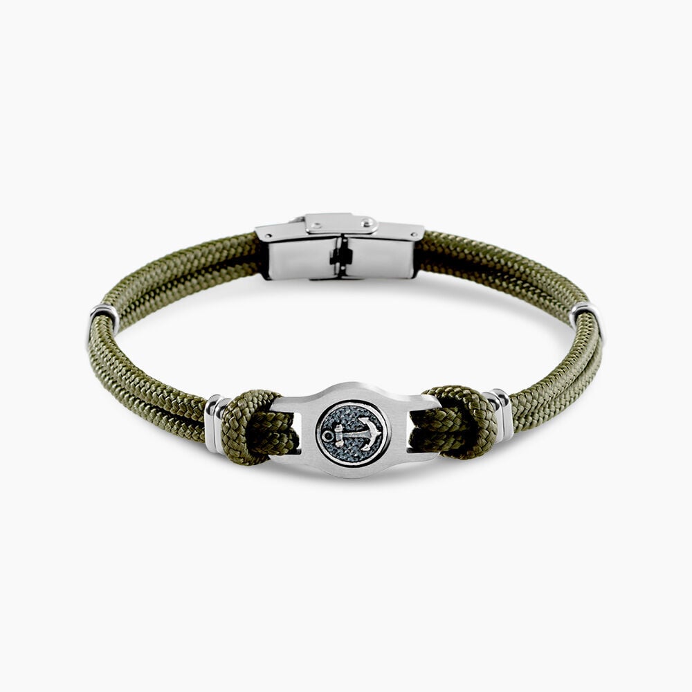 Bracelet Kendrick Acier Blanc - Bracelets cordons Homme | Marc Orian