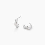 Cr&eacute;oles Yuna Argent Blanc Perle De Culture - Cr&eacute;oles Femme | Marc Orian