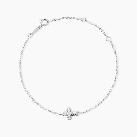 Bracelet Priscus Argent Blanc Oxyde De Zirconium - Bracelets fantaisie Femme | Marc Orian