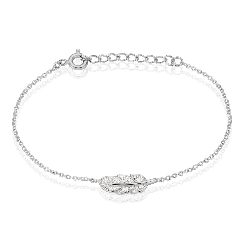 Bracelet Elies Argent Blanc Oxyde De Zirconium - Bracelets chaînes Femme | Marc Orian