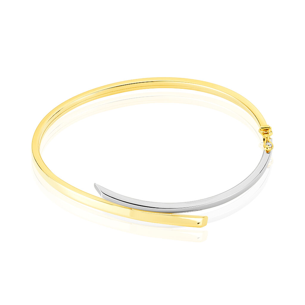 Bracelet Jonc Loise Flexible Or Bicolore - Bracelets joncs Femme | Marc Orian