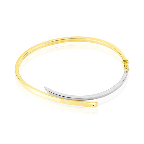Bracelet Jonc Loise Flexible Or Bicolore - Bracelets joncs Femme | Marc Orian