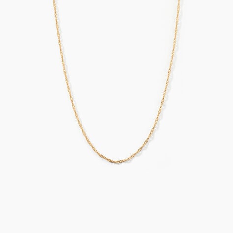 Chaîne Imanie Maille Singapour Or Jaune - Chaînes Femme | Marc Orian