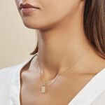 Pendentif Lamie Zodiaque Parchemin Or Jaune - Bijoux personnalis&eacute;s Famille | Marc Orian