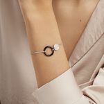 Bracelet Issara Argent Blanc C&eacute;ramique Et Oxyde De Zirconium - Bracelets fantaisie Femme | Marc Orian