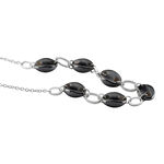 Collier Hattie Argent Blanc C&eacute;ramique Et Oxyde De Zirconium - Colliers avec pierres Femme | Marc Orian