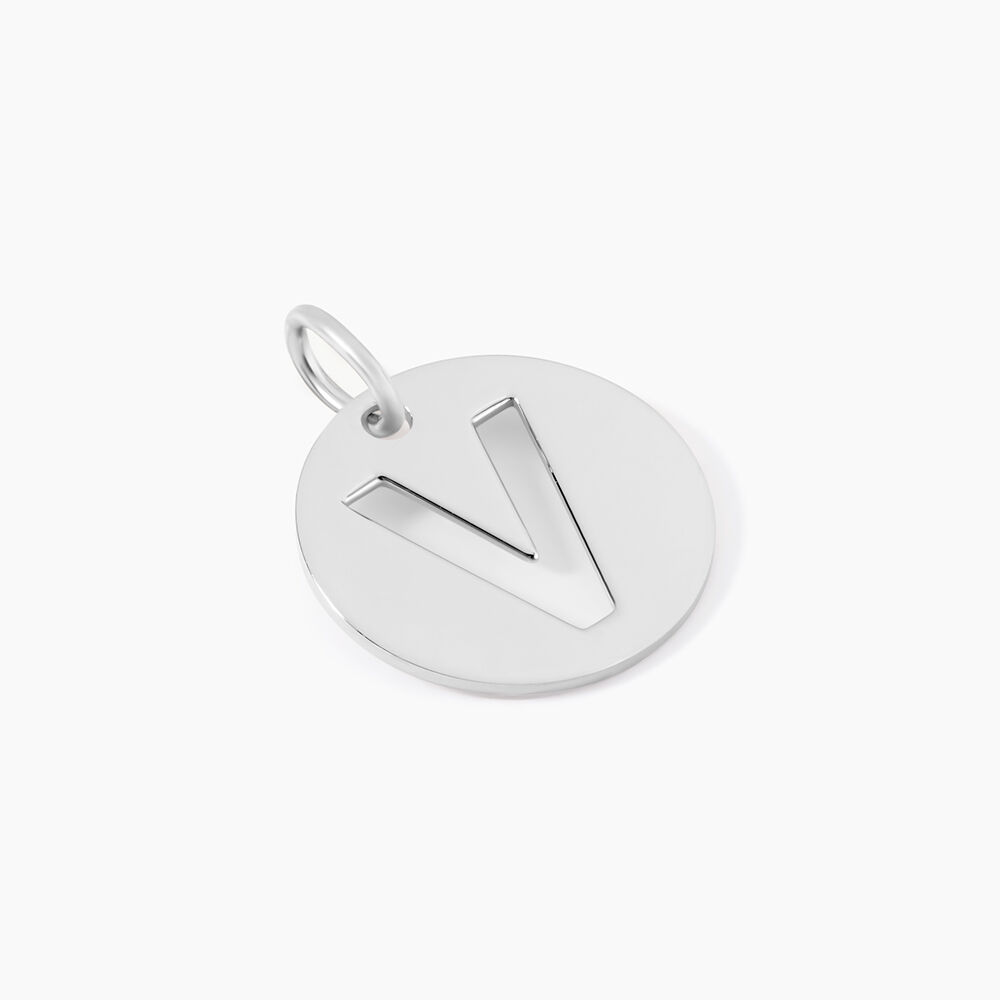 Pendentif Elio V Argent Blanc - Bijoux fantaisie Famille | Marc Orian