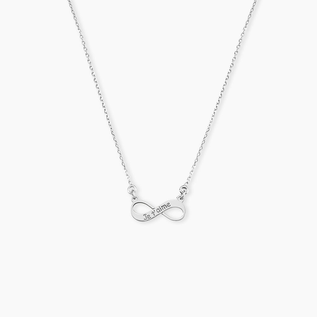 Collier Argent Blanc Wandis - Colliers Femme | Marc Orian