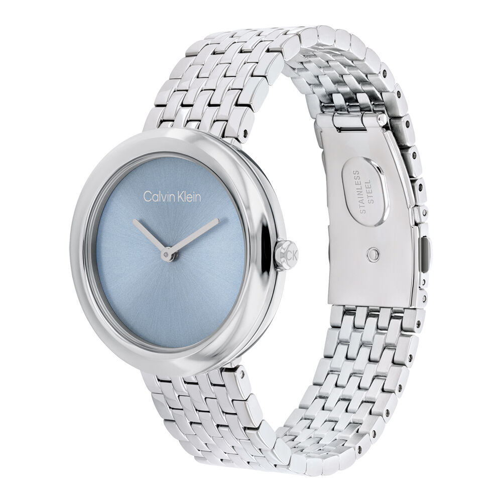 Montre Calvin Klein Twisted Bezel Bleu - Montres &eacute;tanches Femme | Marc Orian