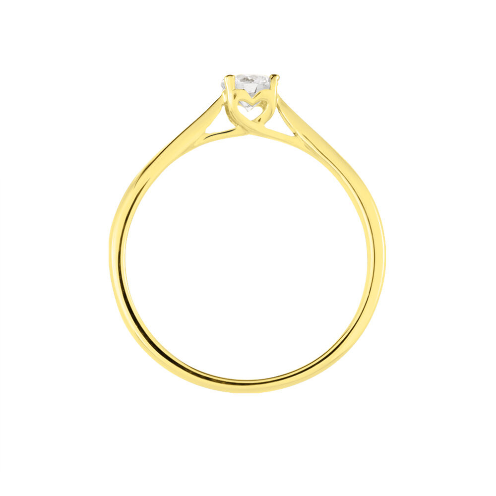 Bague Solitaire Vicoeuria Or Jaune Diamant - Solitaires Femme | Marc Orian