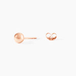 Boucles D'oreilles Puces Virgie Argent Rose - Puces Femme | Marc Orian