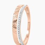 Bague Belindalan Or Bicolore Diamant - Parures de mariage Femme | Marc Orian