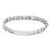 Bracelet Identité Phebus Him Classique Acier Blanc - Gourmettes Homme | Marc Orian