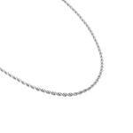 Chaine Jerry Maille Corde Or Blanc - Chaines Femme | Marc Orian