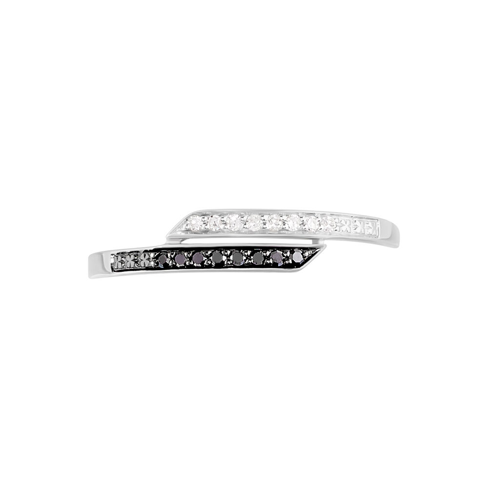 Bague Nazima Or Blanc Diamant - Bagues pierres précieuses Femme | Marc Orian