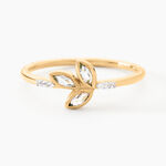 Bague Oc&eacute;an Or Jaune Topaze Oxyde De Zirconium - Bagues pierres fines Femme | Marc Orian