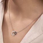 Collier Diana Argent Blanc Oxyde De Zirconium - Colliers avec pierres Femme | Marc Orian