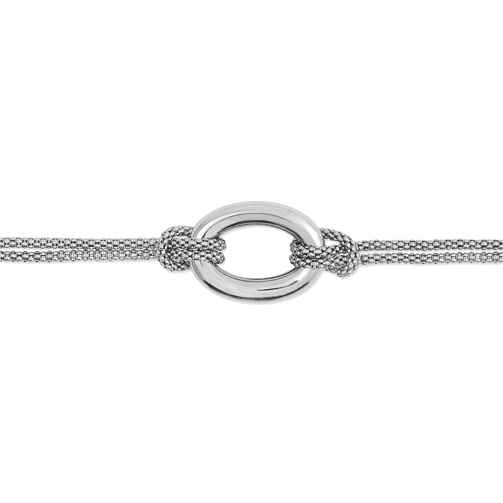 Bracelet Alisa Argent Blanc - Bracelets chaînes Femme | Marc Orian