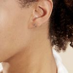 Boucles D'oreilles Puces Freyia Cheval Or Jaune - Puces Famille | Marc Orian