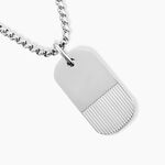 Colliers Phebus Him Acier Blanc - Colliers fantaisie Homme | Marc Orian