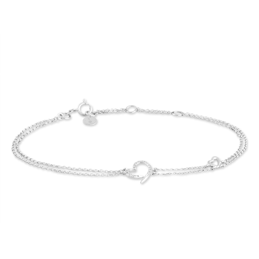 Bracelet Louise Or Blanc Diamant - Bracelets chaînes Femme | Marc Orian