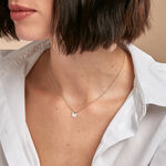 Collier Papilio Argent Blanc - Colliers ras du cou Femme | Marc Orian
