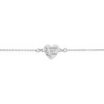 Bracelet Aemilia Argent Blanc - Bracelets fantaisie Femme | Marc Orian