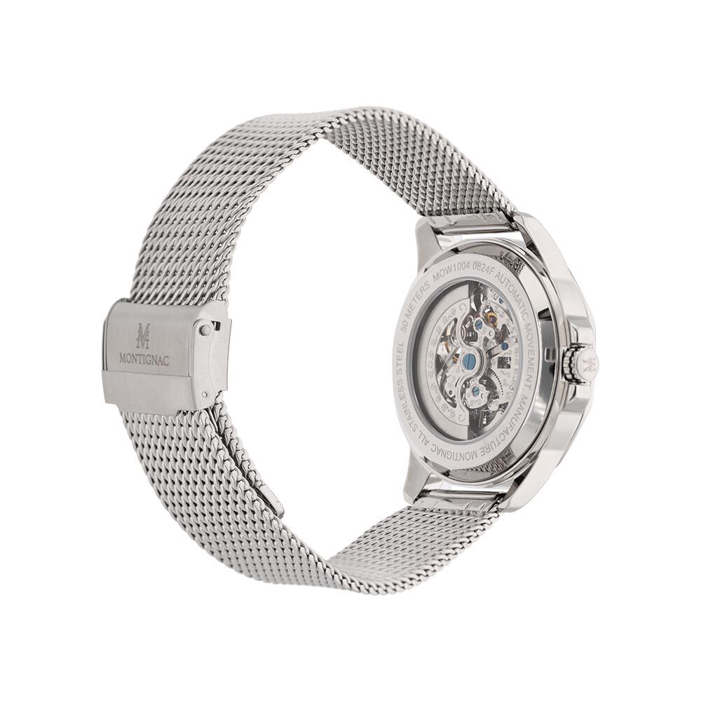 Montre Montignac Round Automatique Noir - Montres automatiques Homme | Marc Orian