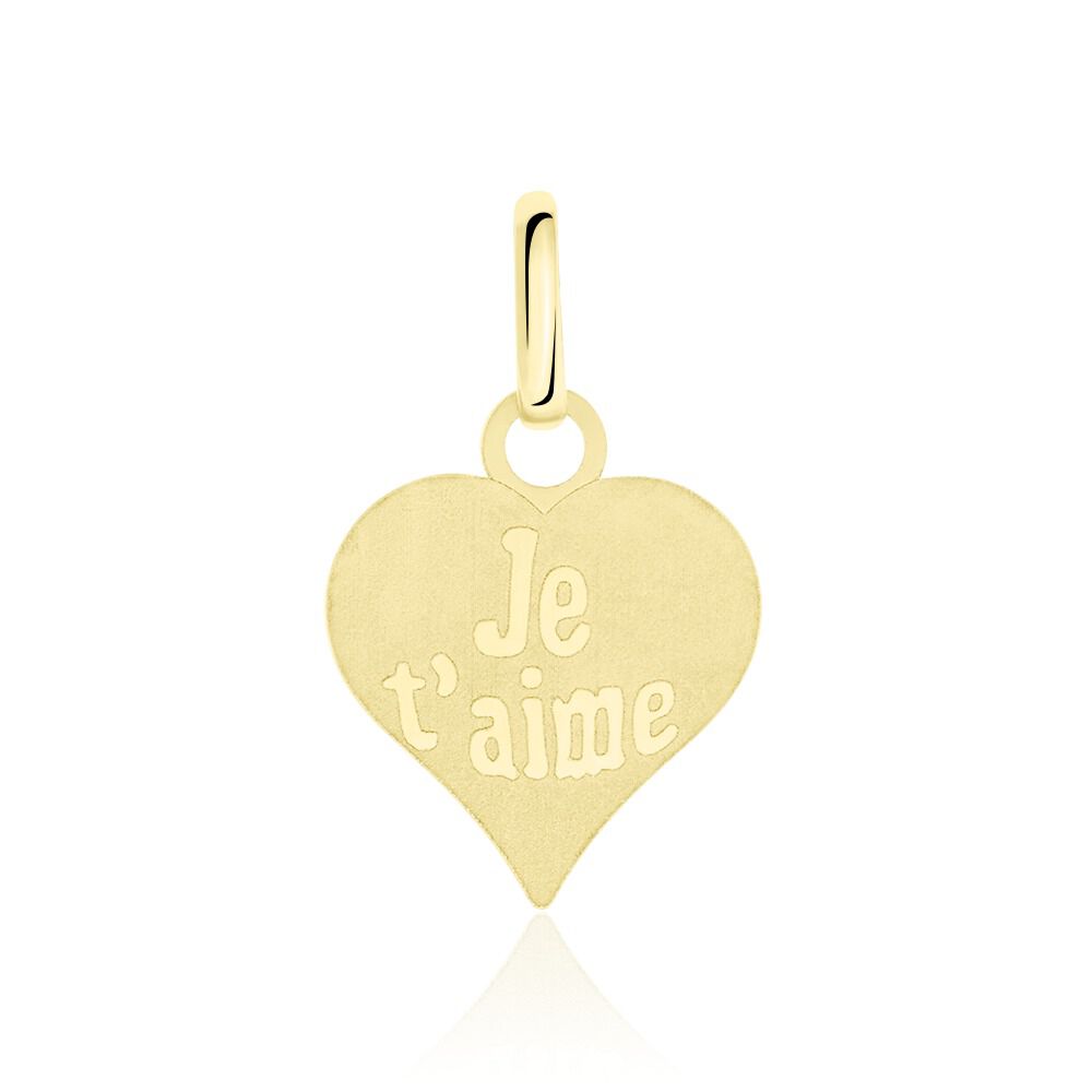 Pendentif Eudocie Coeur Message Or Jaune - Pendentifs Femme | Marc Orian