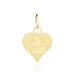 Pendentif Eudocie Coeur Message Or Jaune - Pendentifs Femme | Marc Orian
