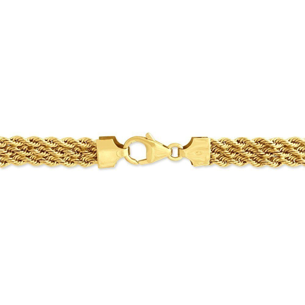 Bracelet Cordelia Maille Corde 3 Rangs Or Jaune - Bracelets mailles Femme | Marc Orian