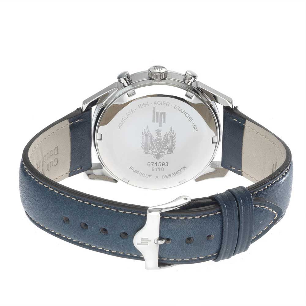 Montre Lip Himalaya Chrono Blanc Argent&eacute; - Montres classiques Homme | Marc Orian