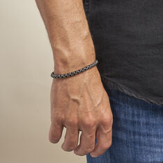 Bracelet Emrick Acier Gris - Bracelets chaînes Homme | Marc Orian