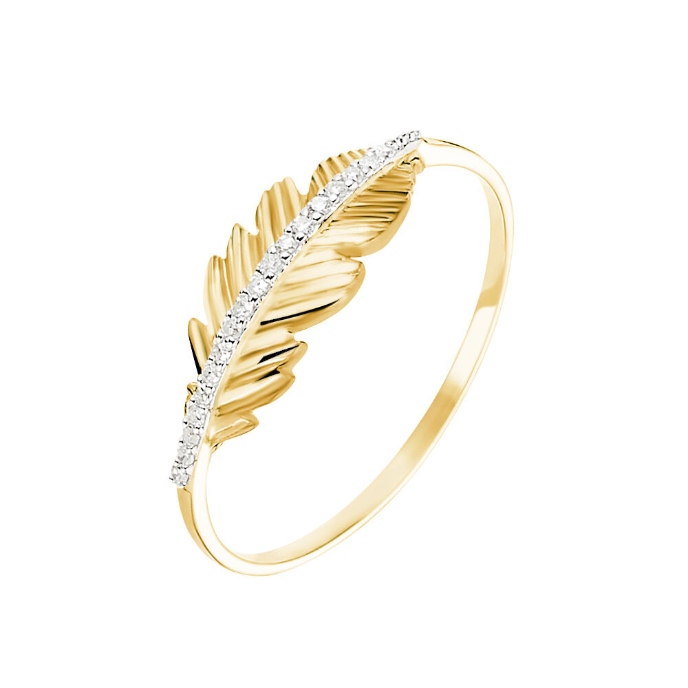 Bague Paola Or Jaune Diamant -  Femme | Marc Orian