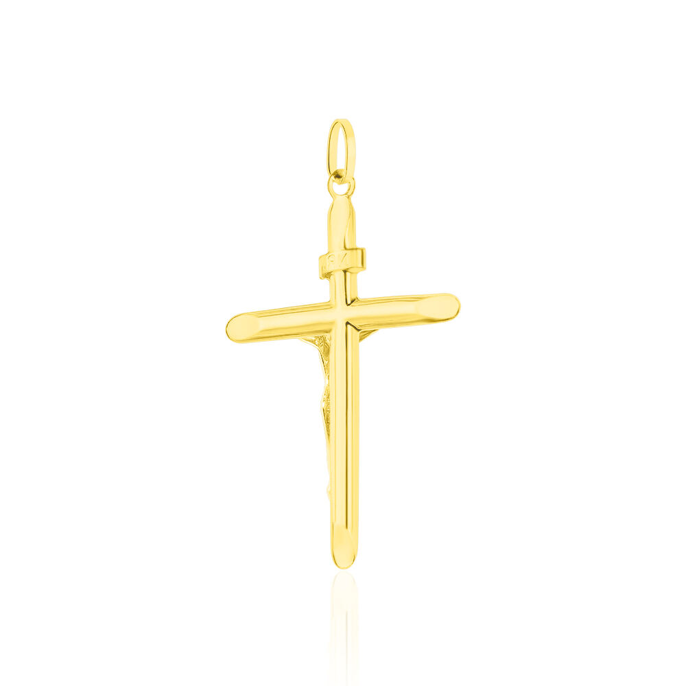 Pendentif Damian Croix Or Bicolore - Pendentifs Famille | Marc Orian