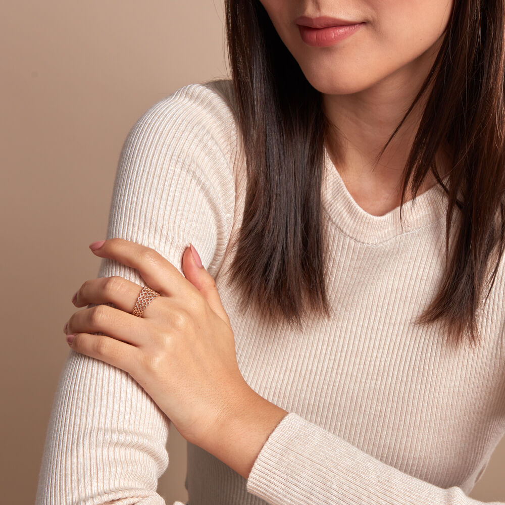 Bague Palmeta Plaqué Or Jaune - Bagues dorées Femme | Marc Orian