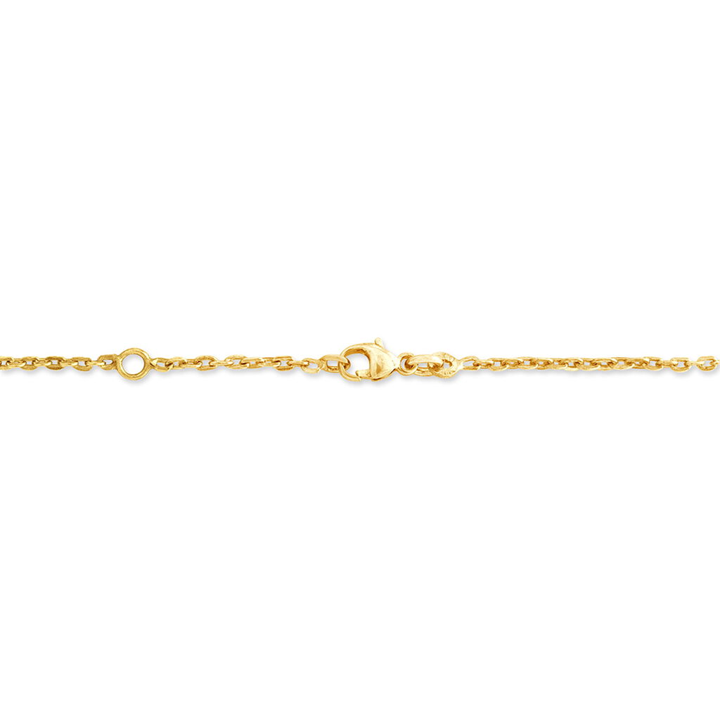 Bracelet Identité Gaspardine Maille Forçat Or Jaune - Gourmettes Enfant | Marc Orian