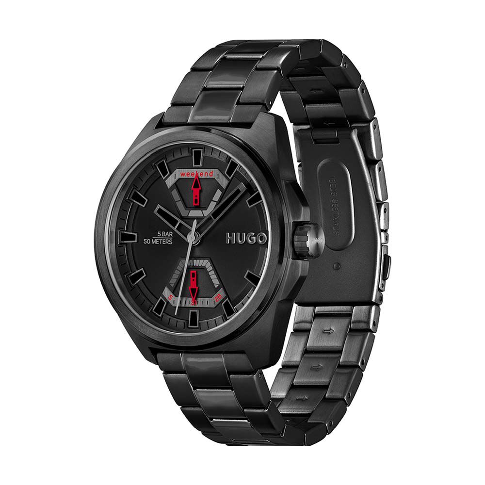 Montre Hugo Expose Noir - Montres étanches Homme | Marc Orian