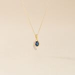 Collier Emotion Or Jaune Saphir Diamant - Colliers avec pierres Femme | Marc Orian