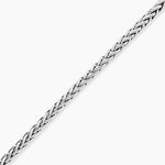 Bracelet Jany Maille Palmier Or Blanc - Bracelets mailles Femme | Marc Orian
