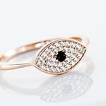 Bague Eldia Argent Rose Oxyde De Zirconium - Bijoux fantaisie Femme | Marc Orian