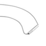 Collier Phebus Him Acier Blanc - Colliers fantaisie Homme | Marc Orian