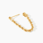 Boucles D'oreilles Pendantes Cordelia Corde Or Jaune - Pendantes Femme | Marc Orian