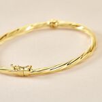 Bracelet Jonc Anaisaae Torsade Or Jaune - Bracelets joncs Femme | Marc Orian
