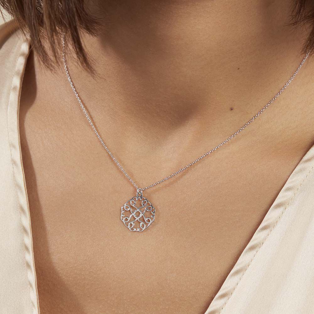 Collier Lev Argent Blanc - Colliers ete Femme | Marc Orian