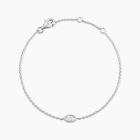 Bracelet Hermance Argent Blanc Oxyde De Zirconium - Bracelets fantaisie Femme | Marc Orian