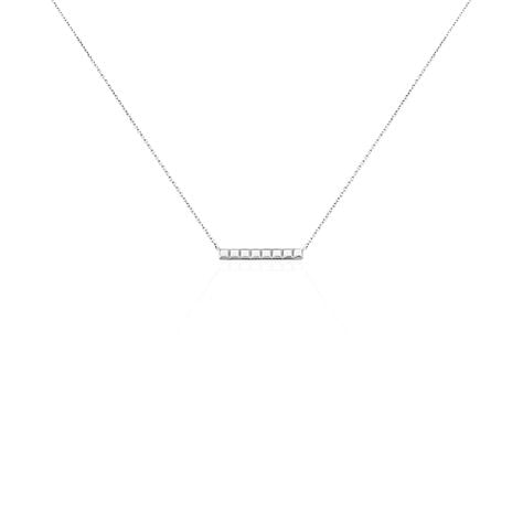 Collier Teressa Argent Blanc - Colliers fantaisie Femme | Marc Orian