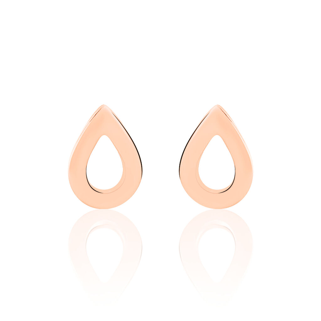 Boucles D'oreilles Puces Anh Argent Rose - Puces Femme | Marc Orian