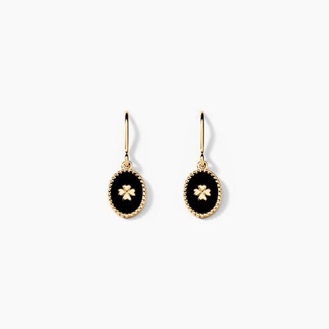 Boucles D'oreilles Black Jack Cosmoir Or Jaune - Pendantes Femme | Marc Orian