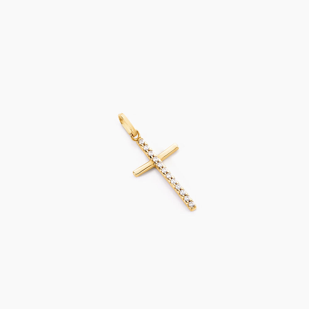 Pendentif Chryslene Or Jaune Oxyde De Zirconium - Pendentifs Femme | Marc Orian